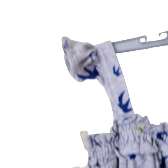 2 FOR $5 SALE Next Blue Gray And Yellow Sleeveless Romper Size 4/5 - Picture 3 of 12